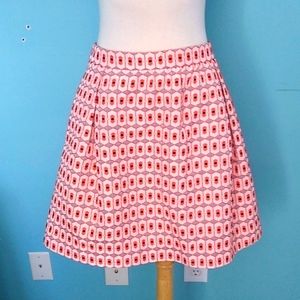 J. Crew mod print skirt size 12